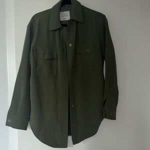 Wilfred Aritzia Shacket green